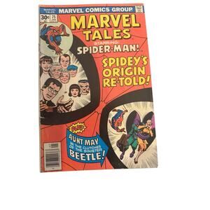 Volume 1 Marvel Tales Starring Spider-Man No Number 75 Comics Book January 1977